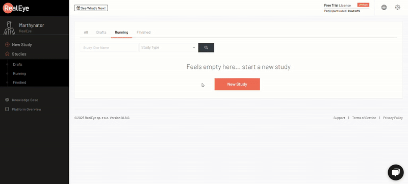Create a Study
